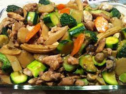 Chinese Chicken And Vegetables Thigh Fillets Marinated In Rice Wine Dry Sherry Soy And Star Aniseed Vegetables Asian Dinners Fresh Mushrooms Zucchini Fries