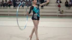 Além de passagens por dentro do arco. Natalia Ranielle Ginastica Ritmica Arco Df Youtube