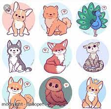 Horses, giraffes, zebra, lions, tigers & more canvas prints. Pin By Jnay28 On Cute Kawaii Animals Chibi Animal Cute Animal Drawings Kawaii