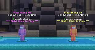 There are a lot of servers available for minecraft multiplayer. Chasecraft Introducing Among Us In Minecraft