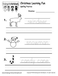 Teachers and homeschool moms can use traceable sheets for preschoolers, but they are also handy for toddlers and even kindergartners. Handwriting Practice Christmas Writing Worksheets For Kindergarten Preschool Worksheet Gallery