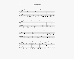 If you're looking for ways to find free music downloads, there are tons of completely. Stand By Me Partitura Piano Hd Png Download Kindpng