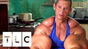 Why do people inject oil into their arms? Bodybuilders Inject Muscles With Oil Real Life Hulks Youtube