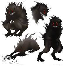 Bauk Serbian These Shadow Bogeymen Are Often Found Serving The More Powerful Gaueko Bauks Can Telepor Shadow Monster Shadow Creatures Creature Concept Art