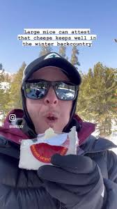 Day 3. Near Mammoth, I climbed by snowshoe to approx 10,000 ft, where I set  up camp near Crystal Crag. The view and the cheese were beautiful.  #mountaineering #snowshoe #backpacking #hiking