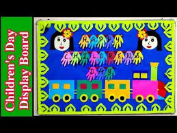 Children S Day Display Board Youtube School Board Decoration Soft Board Decoration Board Decoration