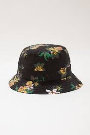 Obey Sativa Floral Bucket Hat Black Floral Bucket Hat Mens Bucket Hats Outfits With Hats