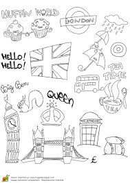 Decouvre Dans Ce Coloriage A Imprimer Gratuitement Les Merveilles De L 39 Angleterre Pars Visiter Bi Dessin Anglais Page De Garde Anglais Coloriage Spiderman