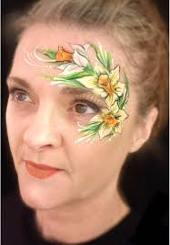 Daffodils in One Stroke Face Painting