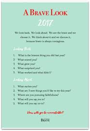 A Brave Look Questions For Reflecting On 2016 And Looking Ahead To A Brave 2017 Perfect For New Years Resol This Or That Questions Words Reflection Questions