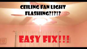 Flickering lights and how to fix them bob vila. Ceiling Fan Flickering Easy Fix Youtube