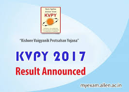 The result for kvpy is for the written aptitude test and all the final kvpy result will be declared in march/ april 2019. Kvpy 2017 Final Result Has Been Declared Download The Result List Here My Exam Edublog Of Allen Career Institute