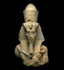 Akhenaten is represented with a distorted physique not present elsewhere in the artwork of ancient egypt. Pharaoh Akhenaten