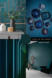 Interior Color Trend 2020 Dark Teal In Design Colorful Interiors Bathroom Decor Colors Trending Decor
