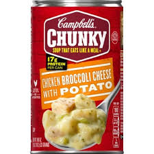 This content is created and maintained by a third party, and imported onto this page to help users provide their email addresses. Campbell S Chunky Chicken Broccoli Cheese With Potato Soup 18 8 Oz With Photos Prices Reviews Cvs Pharmacy