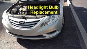 Headlight Light Bulb Replacement On A Hyundai Sonata Remix
