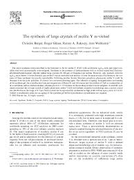 Последние твиты от pecinta ibu2, stw, binor & janda (@stw_pdg). Pdf The Synthesis Of Large Crystals Of Zeolite Y Re Visited Roger Glaser Academia Edu