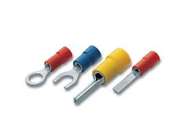 A crimping tool device used to conjoin two pieces of metal by deforming one or both of them in a way that causes them to hold each other. Pvc Insulated Crimp Terminals F