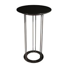 Accent table is 31.5 wide, 15.75 deep and 19.5 tall. Aureola Black Tall Coffee Table For Sale At 1stdibs