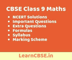 Ncert Solutions For Class 9 Maths Maths Syllabus Math Solutions