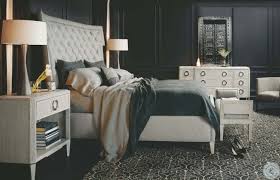 Bed canopy heavy netting curtain 8 door hook queen california king size white. Domaine Blanc Dove White Upholstered Platform Bedroom Set From Bernhardt Furniture Coleman Furniture