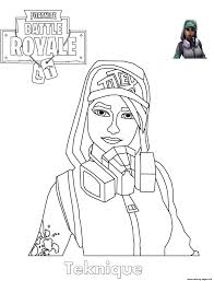 Cuddle team leader, beef boss, crackshot, frozen raven, leviathan. Teknique Fortnite Girl Coloring Pages Printable