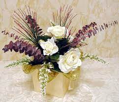 Silk flower dining table centerpieces. Pin On Centerpiece Ideas For Baquet