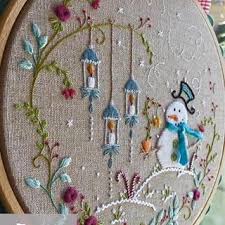 Nervous to use downloadable embroidery patterns? Photo By Pinterest Ø§ÛŒØ¯Ù‡ Ú¯Ù„Ø¯ÙˆØ²ÛŒ Crewel Embroidery Kits Embroidery Kits Embroidery Hoop Art