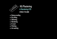 KG Plastering & Rendering LTD