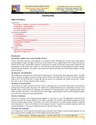 24.05.2017 · a parenting plan is simply a written record of the agreement made by parents that set out how they would like to continue parenting their children after separation or divorce and what the practical arrangements are. Pdf Parenting Plan Preparation Questionnaire Errol E Goetsch Academia Edu