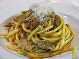La pasta salsiccia e carciofi è un primo piatto ricco: Tra Dolce Ed Amaro Neues Jahr Neue Nudelmaschine Alte Liebe Pasta Bigoli Ai Carciofi E Salsiccia