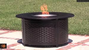 Maybe you would like to learn more about one of these? Firesense Bellante Woven Gas Fire Pit Youtube