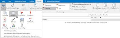 Kann mir jemand verraten wie ich das wieder umstellen kann? Outlook Ansicht Andern Tipps Fur Die Optimale Einstellung