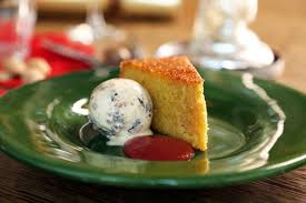 Find more christmas desserts at tesco real food. Spiced Orange Cake With Christmas Pudding Ice Cream Recipe Sbs Food