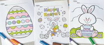 It helps to develop motor skills, imagination and patience. Free Printable Easter Coloring Pages Fun365