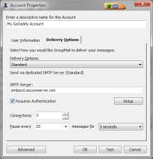 Godaddy does not let connection on external smtps from shared hosting plan. Godaddy Email Settings