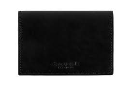 Personalized business card holder, leather bifold credit card case, customized business card holders with embossed initials, slim card case. Davek Black Leather Business Card Holder Best Business Card Wallet Davek Umbrellas