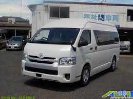Reason being the absence of the fog lamps and the bald looking black plastic bumpers. 2020 Toyota Hiace Commuter In Kanagawa Prefecture Japan