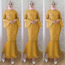 Jakarta pusat abang sky online. Model Gamis Batik Duyung Gaun Lengan Panjang Pakaian Pesta Gaun Perempuan