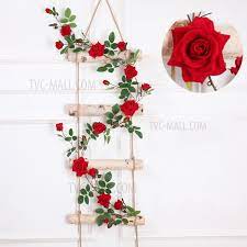 Banano 290 cm por secretgarden. Compre Simulacion De Flor Artificial Rose Vid Boda Decoracion Del Hogar En China Tvc Mall Com