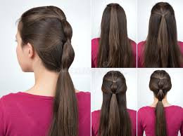 Doing your hair should be fun, simple and pretty, but some hair tutorials are so complicated, you can hardly follow along. 186 Simple Hairstyle Tutorial Photos Free Royalty Free Stock Photos From Dreamstime