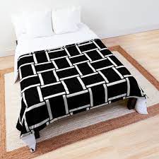 couvre lit pattern abstrait noir blanc par k creatif blanc lit housse d oreiller