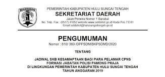 Materi skb polisi pamong praja. Website Resmi Bkpsdmd Kab Hst