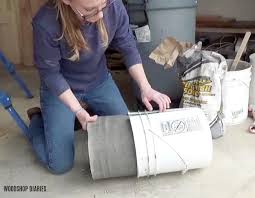 You can make a mold out of cardboard and it can be hexagonal or shaped like a diamond. Diy Concrete Planter Pot With Wooden Base Tutorial