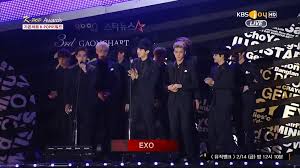 Exo Wins The Mobile Vote Award At The 3rd Gaon Chart Kpop