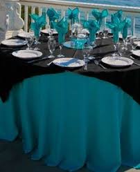 Black Turquoise Tables Black Wedding Decorations Teal Wedding Turquoise Wedding