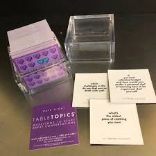 Table Topics Date Night Conversation Starter Cards Speed Dating Couples Game Ebay In 2020 Speed Dating Dating Dating Couples