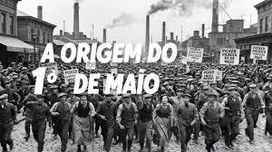 O Primeiro Primeiro de Maio no Brasil 🇧🇷 👉🏻 No fim do século XIX,  enquanto o Brasil vivia profundas transformações econômicas e urbanas,  milhares de trabalhadores enfrentavam jornadas exaustivas em fábricas,  portos