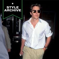 Hugh grant is one of britain's finest actors and has appeared in a number of iconic films, including four weddings and a funeral and love, actually. grant shed the awkward likeability he had displayed in previous movies four weddings and notting hill to play the more sardonic, cutting. Hugh Grant Dressed For An Art Heist On The French Riviera