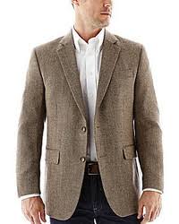 Camel hair blazers are not easy to find in any stores today but i feel it is a mainstay for a fall through spring wardrobe. Stafford Stafford Signature Merino Wool Sport Coat 200 Jcpenney Lookastic